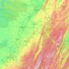 Carte topographique Barbour, altitude, relief