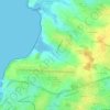 Carte topographique Le Bas Pampin, altitude, relief