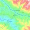 Carte topographique Colotenango, altitude, relief
