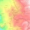 Carte topographique San Marcos, altitude, relief