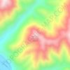 Carte topographique Wheaton Mountain, altitude, relief