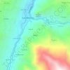 Carte topographique Runtu, altitude, relief