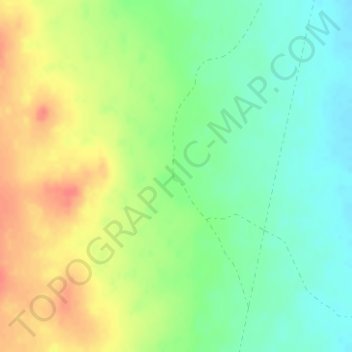 Carte topographique Juarez (El Colorado), altitude, relief