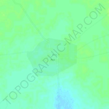Carte topographique ‘Arīs, altitude, relief