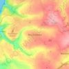 Carte topographique Mount Hawke, altitude, relief