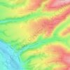 Carte topographique Charrancy, altitude, relief