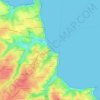 Carte topographique Ramonette, altitude, relief