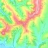 Carte topographique Colvalenza, altitude, relief