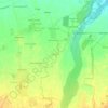 Carte topographique Sordello, altitude, relief