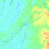 Carte topographique Suawon, altitude, relief