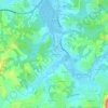Carte topographique Dorrea, altitude, relief