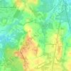 Carte topographique Alluvium, altitude, relief