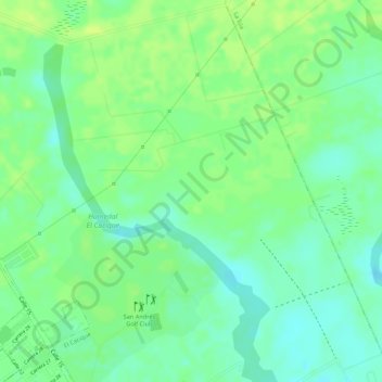 Carte topographique La Union, altitude, relief