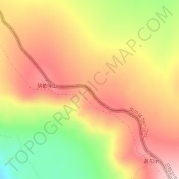 Carte topographique 塞塞拉, altitude, relief