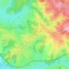 Carte topographique Les Espalus, altitude, relief