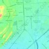 Carte topographique North Karachi, altitude, relief