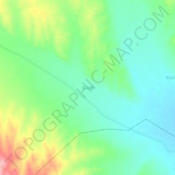 Carte topographique Dongmaquan, altitude, relief
