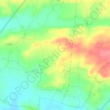 Carte topographique Pedrissa, altitude, relief
