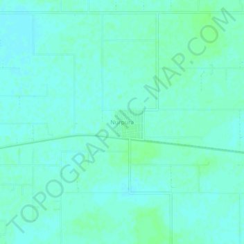 Carte topographique Nurpura, altitude, relief