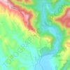 Carte topographique Bagni, altitude, relief
