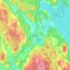 Carte topographique Tranås, altitude, relief