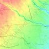 Carte topographique Bawi, altitude, relief