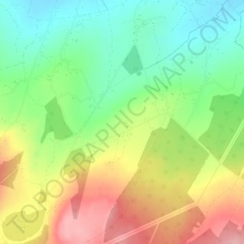 Carte topographique Diamond, altitude, relief