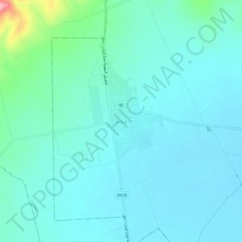 Carte topographique Goubellat, altitude, relief