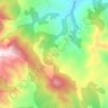 Carte topographique Θραψίμι, altitude, relief
