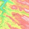 Carte topographique Murickassery, altitude, relief