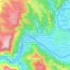 Carte topographique Le Four Haut, altitude, relief