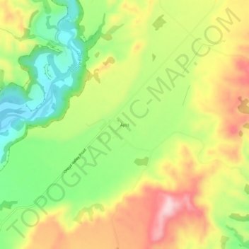 Carte topographique Āpiti, altitude, relief