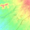 Carte topographique San Vicente de Paúl, altitude, relief