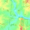 Carte topographique Hawkesville, altitude, relief