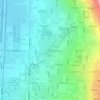 Carte topographique Greenville, altitude, relief