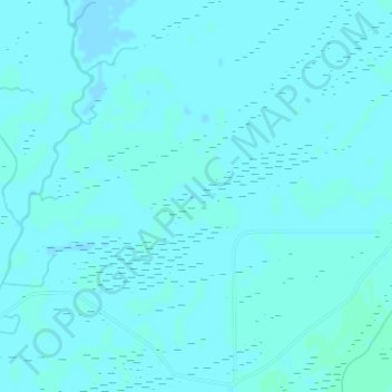 Carte topographique Lac Barbue, altitude, relief