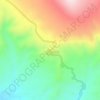 Carte topographique Zanda Earth Forest, altitude, relief