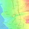 Carte topographique Huaura, altitude, relief