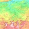 Carte topographique Palāmu, altitude, relief