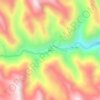 Carte topographique Wari, altitude, relief