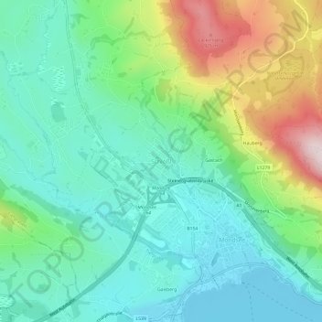 Carte topographique Schlößl, altitude, relief