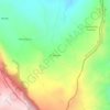 Carte topographique El Paramo, altitude, relief