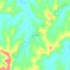 Carte topographique Tijuco Preto, altitude, relief