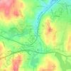 Carte topographique Wachusett Station, altitude, relief