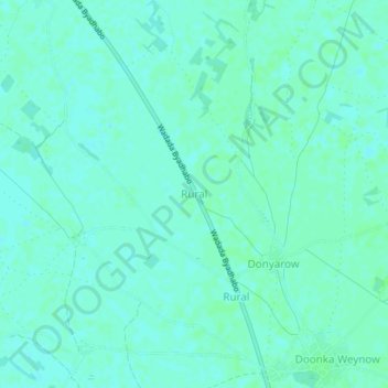 Carte topographique Rural, altitude, relief