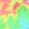 Carte topographique Gurgo, altitude, relief