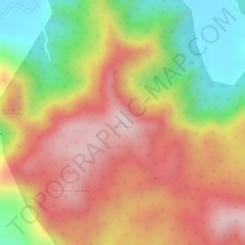 Carte topographique Doro Malo, altitude, relief