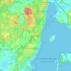 Carte topographique Onsala, altitude, relief