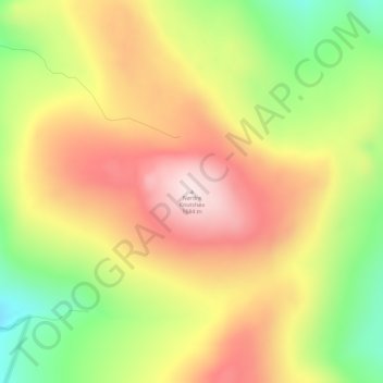 Carte topographique Nørdre Knutshøa, altitude, relief