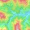 Carte topographique Saint-Lary, altitude, relief